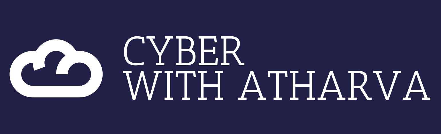 Cyber with Atharva Logo